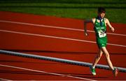 24 July 2023; Seamus Clarke of Ireland while competing in the boys 5000m Race Walk Final during day one of the 2023 Summer European Youth Olympic Festival at the Poljane Athletics Stadium in Maribor, Slovenia. Photo by Tyler Miller/Sportsfile