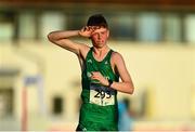 24 July 2023; Seamus Clarke of Ireland while competing in the boys 5000m Race Walk Final during day one of the 2023 Summer European Youth Olympic Festival at the Poljane Athletics Stadium in Maribor, Slovenia. Photo by Tyler Miller/Sportsfile