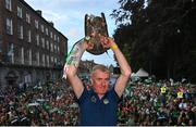 24 July 2023; Manager John Kiely during the homecoming celebrations of the Limerick All-Ireland Senior Hurling Champions at Pery Square in Limerick. Photo by David Fitzgerald/Sportsfile