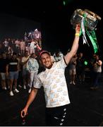 24 July 2023; Darragh O'Donovan during the homecoming celebrations of the Limerick All-Ireland Senior Hurling Champions at Pery Square in Limerick. Photo by David Fitzgerald/Sportsfile