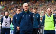 23 July 2023; Limerick manager John Kiely stands for Amhrán na bhFiann before the GAA Hurling All-Ireland Senior Championship final match between Kilkenny and Limerick at Croke Park in Dublin. Photo by Brendan Moran/Sportsfile