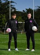 25 July 2023; Former Kerry footballer Barry John Keane, left, and former Dublin footballer Paddy Andrews at the launch of an All-Ireland final ticket giveaway from AIB. The giveaway will take place in both Kerry and Dublin respectively in the lead up to Sunday’s much anticipated GAA All-Ireland Senior Football Championship Final. As part of the activation AIB will place a bespoke automated ticket machine in the Killarney Outlet Centre and Liffey Valley Shopping Centre on Friday, July 28th  and Saturday, July 29th respectively this week, giving fans the opportunity to win GAA related prizes, including the ultimate prize, a ticket to the All-Ireland Final on Sunday. For updates on the match, exclusive content and behind the scenes action from the Football Championship, follow AIB GAA on Facebook, Twitter and Instagram. Photo by Brendan Moran/Sportsfile