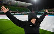 25 July 2023; Áine O'Gorman during a Republic of Ireland stadium familiarisation at Perth Rectangular Stadium in Perth, Australia, ahead of their second Group B match of the FIFA Women's World Cup 2023, against Canada. Photo by Stephen McCarthy/Sportsfile
