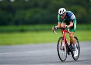 25 July 2023; David Gaffney of Ireland competes in the boys time trial final during day two of the 2023 Summer European Youth Olympic Festival at Maribor Edvard Rusjan Airport in Maribor, Slovenia. Photo by Tyler Miller/Sportsfile