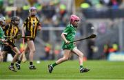23 July 2023; Faye Daly, Roan St Patrick's PS, Dungannon, Tyrone, representing Limerick during the INTO Cumann na mBunscol GAA Respect Exhibition Go Games at the GAA Hurling All-Ireland Senior Championship final match between Kilkenny and Limerick at Croke Park in Dublin. Photo by David Fitzgerald/Sportsfile