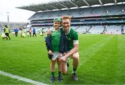 23 July 2023; William O'Donoghue of Limerick with Fionn Lynch after the GAA Hurling All-Ireland Senior Championship final match between Kilkenny and Limerick at Croke Park in Dublin. Photo by David Fitzgerald/Sportsfile