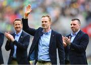 23 July 2023; Cathal Murphy of the Offaly 1998 All-Ireland winning Jubilee team as the team are honoured before the GAA Hurling All-Ireland Senior Championship final match between Kilkenny and Limerick at Croke Park in Dublin. Photo by David Fitzgerald/Sportsfile