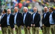 23 July 2023; The Offaly 1998 All-Ireland winning Jubilee team as the team are honoured before the GAA Hurling All-Ireland Senior Championship final match between Kilkenny and Limerick at Croke Park in Dublin. Photo by David Fitzgerald/Sportsfile