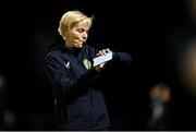 25 July 2023; Manager Vera Pauw during a Republic of Ireland training session at Dorrien Gardens in Perth, Australia, ahead of their second Group B match of the FIFA Women's World Cup 2023, against Canada. Photo by Stephen McCarthy/Sportsfile