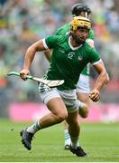 23 July 2023; Tom Morrissey of Limerick during the GAA Hurling All-Ireland Senior Championship final match between Kilkenny and Limerick at Croke Park in Dublin. Photo by David Fitzgerald/Sportsfile