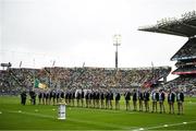 23 July 2023; The Offaly 1998 All-Ireland winning Jubilee team as the team are honoured before the GAA Hurling All-Ireland Senior Championship final match between Kilkenny and Limerick at Croke Park in Dublin. Photo by David Fitzgerald/Sportsfile