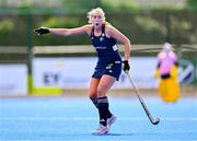 25 July 2023; Charlotte Beggs of Ireland during the women's hockey international match between Ireland and Chile at the Sport Ireland Campus in Dublin. Photo by Ben McShane/Sportsfile