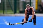 25 July 2023; Elena Tice of Ireland during the women's hockey international match between Ireland and Chile at the Sport Ireland Campus in Dublin. Photo by Ben McShane/Sportsfile