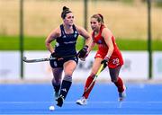 25 July 2023; Róisín Upton of Ireland during the women's hockey international match between Ireland and Chile at the Sport Ireland Campus in Dublin. Photo by Ben McShane/Sportsfile