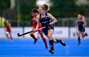 25 July 2023; Niamh Carey of Ireland during the women's hockey international match between Ireland and Chile at the Sport Ireland Campus in Dublin. Photo by Ben McShane/Sportsfile