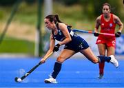 25 July 2023; Katie McKee of Ireland during the women's hockey international match between Ireland and Chile at the Sport Ireland Campus in Dublin. Photo by Ben McShane/Sportsfile