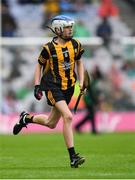 23 July 2023; James Walsh, St Laurence's NS, Blackrock, Ath Cliath, representing Kilkenny, during the INTO Cumann na mBunscol GAA Respect Exhibition Go Games at the GAA Hurling All-Ireland Senior Championship final match between Kilkenny and Limerick at Croke Park in Dublin. Photo by Ray McManus/Sportsfile