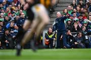 23 July 2023; Limerick manager John Kiely during the GAA Hurling All-Ireland Senior Championship final match between Kilkenny and Limerick at Croke Park in Dublin. Photo by Piaras Ó Mídheach/Sportsfile