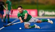 25 July 2023; Jeremy Duncan of Ireland during the Men's EuroHockey Championship Qualifier match between Ireland and Ukraine at the Sport Ireland Campus in Dublin. Photo by Ben McShane/Sportsfile