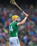23 July 2023; Séamus Flanagan of Limerick during the GAA Hurling All-Ireland Senior Championship final match between Kilkenny and Limerick at Croke Park in Dublin. Photo by Ray McManus/Sportsfile