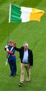 23 July 2023; Hubert Rigney of the Offaly 1998 All-Ireland winning Jubilee team as the team are honoured before the the GAA Hurling All-Ireland Senior Championship final match between Kilkenny and Limerick at Croke Park in Dublin. Photo by Daire Brennan/Sportsfile