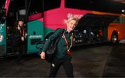 26 July 2023; Republic of Ireland manager Vera Pauw arrives before the FIFA Women's World Cup 2023 Group B match between Republic of Ireland and Canada at Perth Rectangular Stadium in Perth, Australia. Photo by Stephen McCarthy/Sportsfile