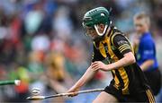 23 July 2023; Conor Mahon, Carrig NS, Birr, Offaly, representing Kilkenny, during the INTO Cumann na mBunscol GAA Respect Exhibition Go Games at the GAA Hurling All-Ireland Senior Championship final match between Kilkenny and Limerick at Croke Park in Dublin. Photo by Piaras Ó Mídheach/Sportsfile