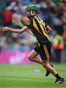 23 July 2023; Sam Norton, St Canice's Co-Ed NS, Kilkenny, representing Kilkenny, during the INTO Cumann na mBunscol GAA Respect Exhibition Go Games at the GAA Hurling All-Ireland Senior Championship final match between Kilkenny and Limerick at Croke Park in Dublin. Photo by Piaras Ó Mídheach/Sportsfile