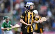 23 July 2023; Daniel Gleeson, St Damian's, Perrystown, Dublin, representing Kilkenny, during the INTO Cumann na mBunscol GAA Respect Exhibition Go Games at the GAA Hurling All-Ireland Senior Championship final match between Kilkenny and Limerick at Croke Park in Dublin. Photo by Piaras Ó Mídheach/Sportsfile
