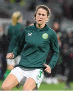 26 July 2023; Niamh Fahey of Republic of Ireland before the FIFA Women's World Cup 2023 Group B match between Canada and Republic of Ireland at Perth Rectangular Stadium in Australia. Photo by Mick O'Shea/Sportsfile