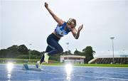 26 July 2023; Molly Scott of St Laurence O'Toole AC, Carlow, stands for a portrait during the 123.ie National Senior Track and Field Championships media day at Morton Stadium in Santry, Dublin. Photo by Sam Barnes/Sportsfile