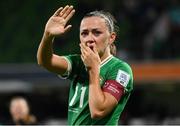 26 July 2023; Republic of Ireland captain Katie McCabe after her side's defeat in the FIFA Women's World Cup 2023 Group B match between Republic of Ireland and Canada at Perth Rectangular Stadium in Perth, Australia. Photo by Stephen McCarthy/Sportsfile
