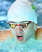 27 July 2023; Gene Smyth of Team Ireland competes in the boys 50m freestyle heats during day four of the 2023 Summer European Youth Olympic Festival at Pristan Swimming Centre in Maribor, Slovenia. Photo by Tyler Miller/Sportsfile