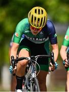 27 July 2023; Greta Lawless of Team Ireland competes in the girls road race during day four of the 2023 Summer European Youth Olympic Festival in Maribor, Slovenia. Photo by Tyler Miller/Sportsfile