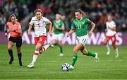 26 July 2023; Katie McCabe of Republic of Ireland during the FIFA Women's World Cup 2023 Group B match between Canada and Republic of Ireland at Perth Rectangular Stadium in Perth, Australia. Photo by Stephen McCarthy/Sportsfile