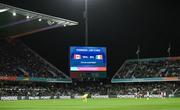 26 July 2023; The big screen shows possession stats during the FIFA Women's World Cup 2023 Group B match between Canada and Republic of Ireland at Perth Rectangular Stadium in Perth, Australia. Photo by Stephen McCarthy/Sportsfile