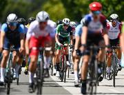 27 July 2023; David Gaffney of Team Ireland competes in the boys road race during day four of the 2023 Summer European Youth Olympic Festival in Maribor, Slovenia. Photo by Tyler Miller/Sportsfile