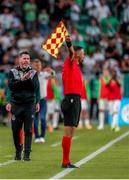 27 July 2023; Shamrock Rovers manager Stephen Bradley during the UEFA Europa Conference League Second Qualifying Round First Leg match between Ferencvaros and Shamrock Rovers at Ferencváros Stadion in Budapest, Hungary. Photo by David Balogh/Sportsfile