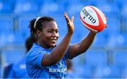 27 July 2023; Linda Djougang during a Leinster Rugby women's training session at Energia Park in Dublin. Photo by Seb Daly/Sportsfile