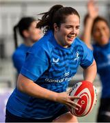 27 July 2023; Lisa Callan during a Leinster Rugby women's training session at Energia Park in Dublin. Photo by Seb Daly/Sportsfile