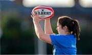 27 July 2023; Lisa Callan during a Leinster Rugby women's training session at Energia Park in Dublin. Photo by Seb Daly/Sportsfile