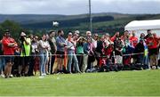 27 July 2023; Spectators during day four of the FRS Recruitment GAA World Games 2023 at the Owenbeg Centre of Excellence in Dungiven, Derry. Photo by Piaras Ó Mídheach/Sportsfile