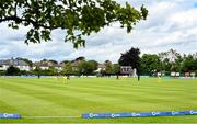 28 July 2023; A general view of action during match three of the Certa Women’s One Day International Challenge series between Ireland and Australia at Castle Avenue Cricket Ground in Dublin. Photo by Seb Daly/Sportsfile
