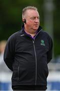 28 July 2023; Umpire Jareth McCready before match three of the Certa Women’s One Day International Challenge series between Ireland and Australia at Castle Avenue Cricket Ground in Dublin. Photo by Seb Daly/Sportsfile