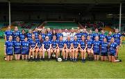 28 July 2023; The Cavan panel before the LGFA All-Ireland U16 A Championship final replay match between Cork and Cavan at TUS Gaelic Grounds in Limerick. Photo by Michael P Ryan/Sportsfile
