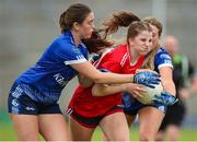28 July 2023; Action from the LGFA All-Ireland U16 A Championship final replay match between Cork and Cavan at TUS Gaelic Grounds in Limerick. Photo by Michael P Ryan/Sportsfile