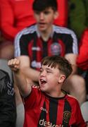 28 July 2023; Bohemians supporters during the SSE Airtricity Men's Premier Division match between Bohemians and UCD at Dalymount Park in Dublin. Photo by Ramsey Cardy/Sportsfile
