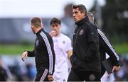 28 July 2023; Bohemians manager Declan Devine during the SSE Airtricity Men's Premier Division match between Bohemians and UCD at Dalymount Park in Dublin. Photo by Ramsey Cardy/Sportsfile