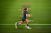 29 July 2023; Katie McCabe during a Republic of Ireland training session at Meakin Park in Brisbane, Australia, ahead of their final Group B match of the FIFA Women's World Cup 2023, against Nigeria. Photo by Stephen McCarthy/Sportsfile