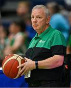 29 July 2023; Ireland head coach Mark Keenan before the FIBA Men's EuroBasket 2025 Qualifier match between Ireland and Croatia at National Basketball Arena in Dublin. Photo by Brendan Moran/Sportsfile